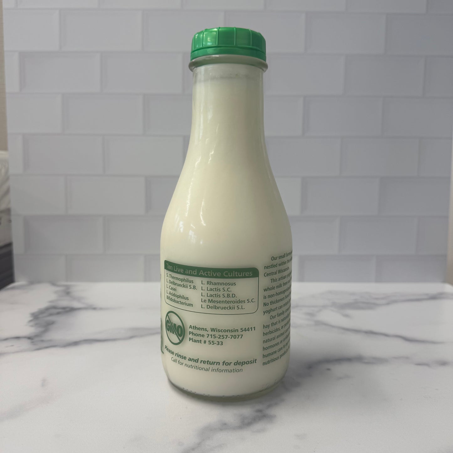 Grassfed Milk Natural Yogurt