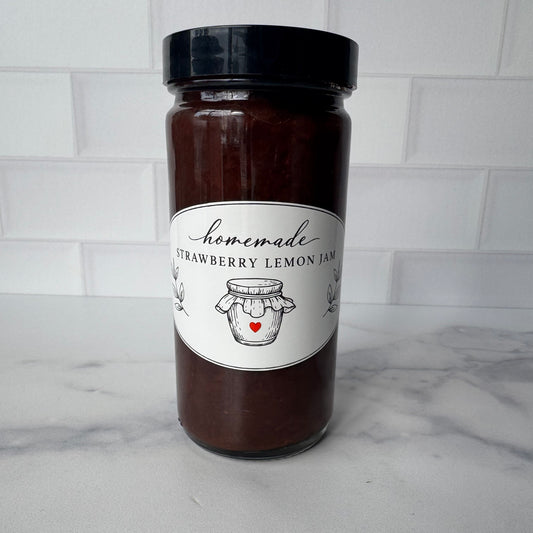 Strawberry Lemon Homemade Jam